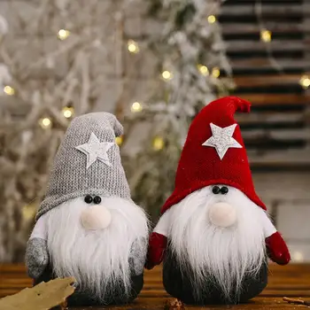 Ziemassvētku Vecītis, Rūķis navidad Plīša Brīvdienu Elf Skandināvijas Tomte Ziemeļu Elfu Rūķu Ziemassvētku Dāvanu, Mājas Dekoru