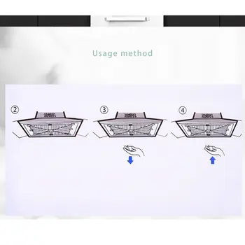 Mājas diapazons kapuci filtra sietu plēves virtuves eļļas filtra papīrs caurspīdīga eļļa-absorbējošu papīra uzlīmes eļļas izturīgas uzlīmes
