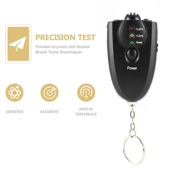 Profesionālās Portatīvo Keychain Dizaina LED Alcohol Breath Tester Alkohola Analyzer Diagnostikas Rīks
