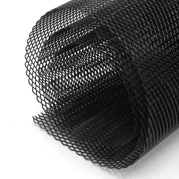 Universālā 40 Collu X 13 Collu Rhombic Režģa Acs Lapā Black Alumīnija Sakausējuma Auto Transportlīdzekļa