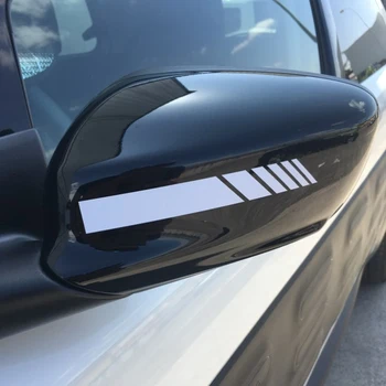 15.3*2cm auto forma vinila DIY uzlīme atpakaļskata spogulis sānu uzlīmes Honda CRV Accord Odeysey Crosstour FIT Džeza Pilsētas Civic