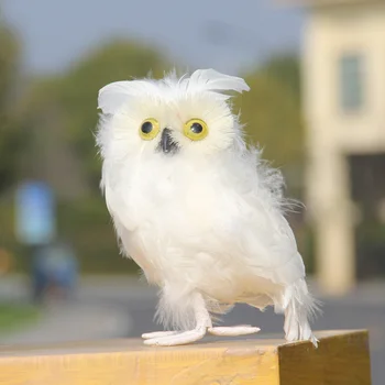 Festivāls Mākslīgā Pūce Simulācijas Putu Putnu Spalvu Rotas DIY Kuģiem, Kāzu Dekorēšana Mājas Dārzā