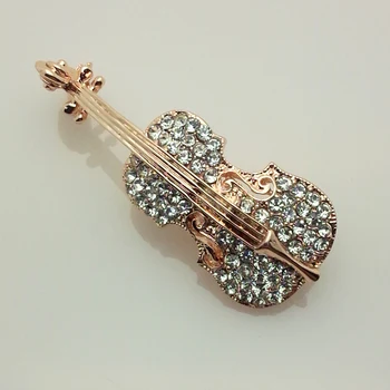 10pcs/daudz jauns dizains vijole kristāla rhinestone broša pin sievietēm