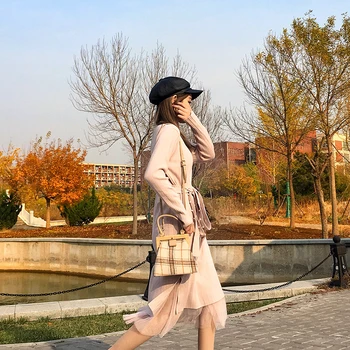 2019 Sieviešu Rokassomu Retro Koka Klipu Pleds Leopard Sieviešu Plecu Messenger Bag korejas Luksusa Dāmu Somiņas Vakariņas Sajūgs Somas