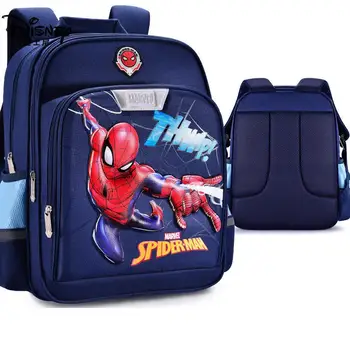 Oriģināls Disney Brīnums Schoolbags Sākumskolas Skolēniem Captain America Zirnekļcilvēka Bērnu Mugursoma Dzelzs Vīrs Zēnu Shoul