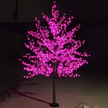 Jaunu Luz De LED Ķiršu Ziedu Koks Gaismas 1,5 M, 1,8 M Lampas Ainavu Āra Apgaismojums Ziemassvētku Wedding Deco