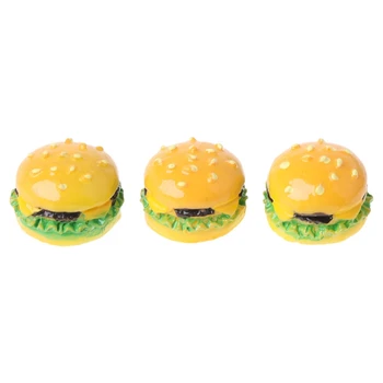1:12 Hamburger DIY Amatniecības Miniatūras Pārtikas Namiņš Aksesuāru Dekorēšana