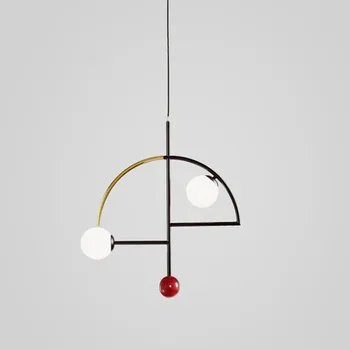 Ziemeļvalstu led dzelzs hanglamp mērkaķis lampas karājas lampas virtuves aprīkojums virtuves ēdamistabas bārs lustra ēdamistaba dzīvojamā istaba