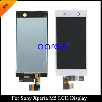 Testa Grade AAA Sony Xperia M5 LCD Displejs Priekš Sony Xperia M5 E5603 E5606 E5653 LCD Ekrānā Pieskarieties Digitizer Montāža