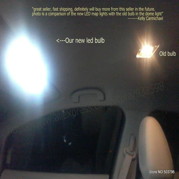 Led interjera apgaismojums BMW m6 e64 no 2005. līdz 2010. gadam 13pc Led Gaismas Automašīnām apgaismojuma komplekts automobiļu lukturi Canbus Bez Kļūdām