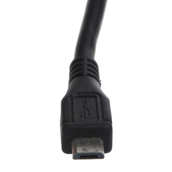 OOTDTY Datums Kabeļi 25cm Micro USB 5 Pin B Vīriešu Mini USB 5 Pin Vīriešu Datu Adapteri Pārveidotājs Kabelis Vadu Dropshipping