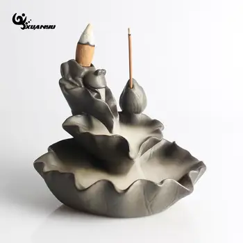 Keramikas Krupis Kāpa Dūmu Sālsūdenim Tornis Vīraks Degļu Lotus Vīraka Kvēpināmais Trauks Mājas Apdare