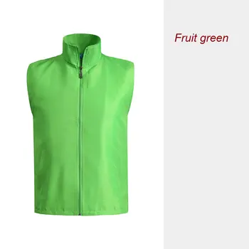 Jaunas plus lieluma atloks, reklāmas tīrtoņa krāsas veste brīvprātīgo lielveikalu (dungriņi) pieņemamām plānas āra sporta veste