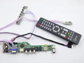 TV USB LED LCD AV, VGA, HDMI AUDIO Kontrolieris Valdes komplekts karti DIY Par LG Display LP173WD1 1600*900 Monitora Panelis