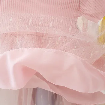 Baby girl vasaras kleita jauns acs īsām piedurknēm kleita 1-4 gadus veca sieviete mazuli apaļu kakla īsām piedurknēm kokvilnas gadījuma modes kleita