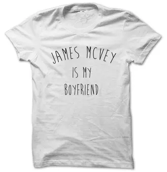 McVey Krekls James McVey ir Mans Draugs, T-kreklu apdruka Druka uz Priekšā Aizmugurē Unisex T-krekls T1748