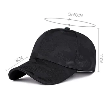 Jauno Modes Regulējams Beisbola Cepure Unisex Maskēties Camo Melnu Vāciņu Casquette Cepure Vīriešiem, Sievietēm Gadījuma Tuksnesī Cepure