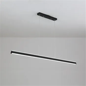 Jaunā Minimālisma Lustra Double-sided Luminiscentās Alumīnija LED Karājas Lampas Restorāns Studiju Biroju Apgaismojums Dzīvojamā Istabā