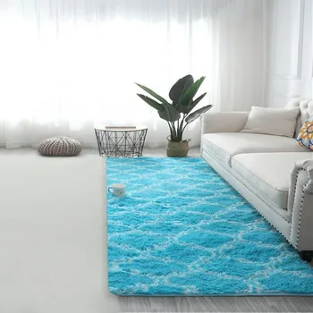 Režģu Paklāju Tie Krāsošana Mīksta Plīša Paklājus Dzīvojamā Istaba Guļamistaba Anti-slip Grīdas Paklāji Guļamistaba Ūdens Absorbcijas Paklāji Paklāju