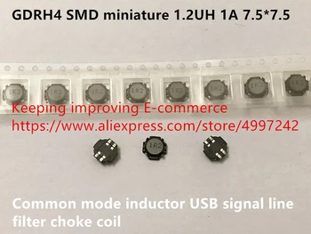 Oriģināls, jauns GDRH4 SMD miniatūras 1.2 UH 1A kopējā režīmā inductor USB signāla līnijas filtrs aizrīties spole
