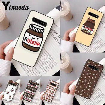 Karikatūra Šokolādes Pupiņas Nutella Telefonu Gadījumā Samsung Galaxy A50 A30 A71 A40 S10E A60 A50s A30s Piezīme 8 9 S10 Plus S10 S20 S8