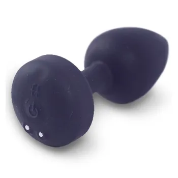 FUNTOYS GPLUG ANĀLAIS vibrators lādējams Big Blue 3.9 CM erotiska intīmo produktu anālais sekss