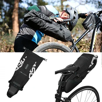 1gb āra izjādes iekārtas black velosipēdu asti soma liela jauda, velosipēdu soma multi-funkciju, ar atstarojoša uzlīme