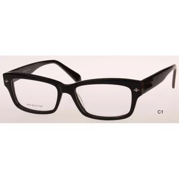 Biznesa brilles cilvēks sieviešu vintage black brilles ar kniežu retro iekšā melns ārpus pārredzama recepšu acu gafas