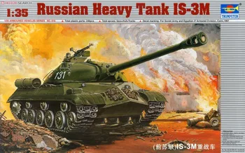 1/35 trompetists 00316 Krievijas Smagais Tanks IS-3M modelis hobijs