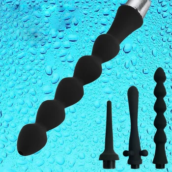 Silikona Anālais Tīrīšana Vīriešiem anālo atveri tīrīšanas klizma silikona irrigator bidē Maksts Veļas Sieviete Seksa Rotaļlietas Tīrāku Tūpļa Klizmu Rīks