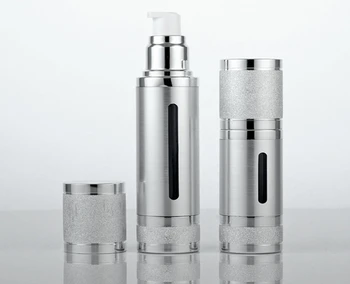 30ML 50ml Vakuuma Smaržu Pudeles Spray Augstspiediena Sūkņa Kosmētikas Pudeli Grims Pulverizators, Emulsija, Tukša pudele ar atvērtu logu