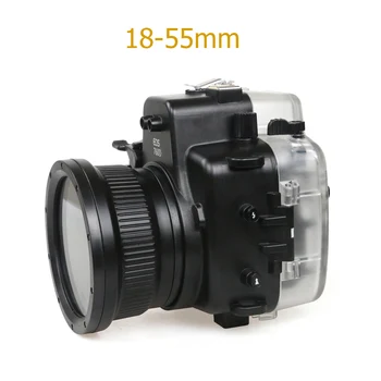 Ūdensizturīgs Korpuss Lietā Canon EOS 760D 18-55 18-135 mm Fotokameras Zemūdens 40m Photograpy Necaurlaidīgas Aizsardzības Lietu Vāku