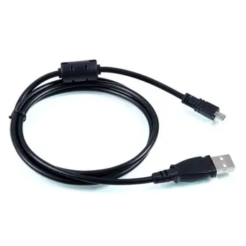 USB Akumulatora Lādētājs Datu SINHRONIZĀCIJAS Kabeļa Vadu Sony Cybershot DSC W830 B/S Kameras 1,5 M 5FT