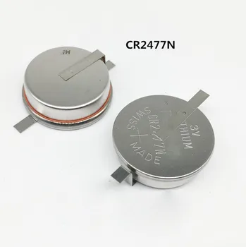 JAUNU CR2477N CR2477 3 V 950mah Augstas temperatūras litija akumulators pogu T, litija Li-ion baterijas SMD 2pin kāju pēdām, kāju weding