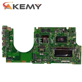 Akemy Par Asus UX510UWK UX510UW UX510U U5000U UX510UXK klēpjdators mātesplatē UX510UW mainboard I5-6200U GTX960M/2GB DDR4-4GB-operatīvā ATMIŅA