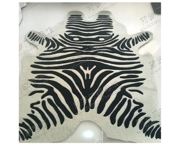 Modes Melnās Un Baltās Svītras Paklāju Tiger modelis paklāju Guļamistaba viesistaba Dīvāns Paklāju Pasūtījuma Akrila Mats