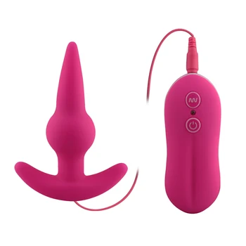 10 Ātruma Silikona Prostatas Massager Anālais Vibrators Seksa Rotaļlietas Sievietēm, Vīriešiem Vibrējošais dzimumlocekļa Anālais Plug Butt Plug Seksa Produkti
