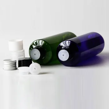30pcs/daudz 250ml Multicolor flakons zila balta zaļa grims plastmasas PET plastmasas ceļa uzstādīt pudeļu konteineri ar skrūvējamu vāciņu