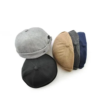 Zīmola EAGLEBORN 2020. gadam, Modes Dizains Ķīniešu Stila Apaļa Cepure Unisex Snapback Pāris Cepures Flanging vienkrāsainu Modes Vīriešu Cepures