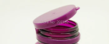 (100pcs/lot) 100cc Purpura Sarkana Krāsa PET Helath Aprūpes Pudeli, Velciet Vāku Vitamīni Pudele, 100ml Caspule Pudele ar Flip Klp