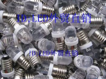 E10 skrūvi lampa / gaismas brīdinājuma signāls / signāls, lampu / skaitītājs /12V spuldzes LED mazo spuldzes Eksperimenta Vietas