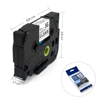50GAB Unistar Celtniecības-131 saderība p-touch marķējuma lentes 12mm PT-H110 PT-D600 PT-1000 etiķetes maker