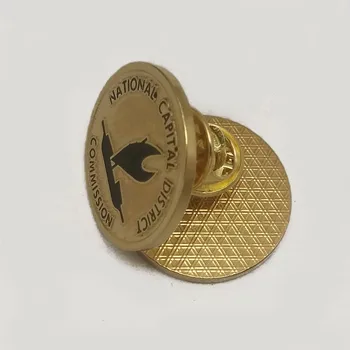 Profesionālās Ražošana Custom Metāla Pin Custom-made Jūsu Logo Dizaina Mīkstās Emaljas Emblēma Apaļas formas, Izmērs 25 MM