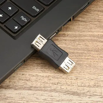 USB 2.0, A Tipa Sievietes Sieviešu Savienotāju USB Adapteris Savienotājs F / F Converter Pieteikumu Apgaismojums