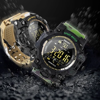 5ATM IP67 ILGU LAIKU GAIDĪŠANAS Pedometrs 1Pc Xwatch Bluetooth Sportā Vīriešiem Hronometrs Smart Skatīties Smartwatch