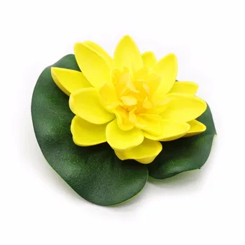 5gab Mākslīgs Putu Lotosa Ziedi Simulācijas Viltus Lotus Ūdens Lilija Putu Flowes Augu Ornaments Kāzu DIY Mājas Decroation