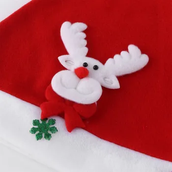 Sarkans Ziemassvētku Cepuri Pieaugušo Uzmundrināt Ziemassvētku Cepuri, Ziemassvētku Vecīša Ziemeļbriežiem Sniegavīru Ziemassvētki Cute Puse Klp Jauns Gads 2020. Gads