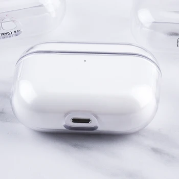 Skaidrs Grūti Austiņas Gadījumā Par Apple AirPods Pro Bluetooth Bezvadu Uzlādes Rūtiņu Airpods Pro Aizsardzības Gadījumā, Aksesuāri, Somas