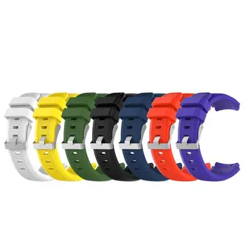 Mīksts Silikona Siksniņa Vienu Krāsu Watchband par XiaoMi-Haylou Saules par Garmin-Vivoactive 4/Huami-Amazfit Stratos 2 Tempu 22