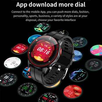 LIGE Smart Skatīties Vīrieši IP68 Ūdensnecaurlaidīga Sporta Fitnesa Tracker Sirds ritma Monitors ar skārienekrānu Sieviešu Smartwatch Android, IOS